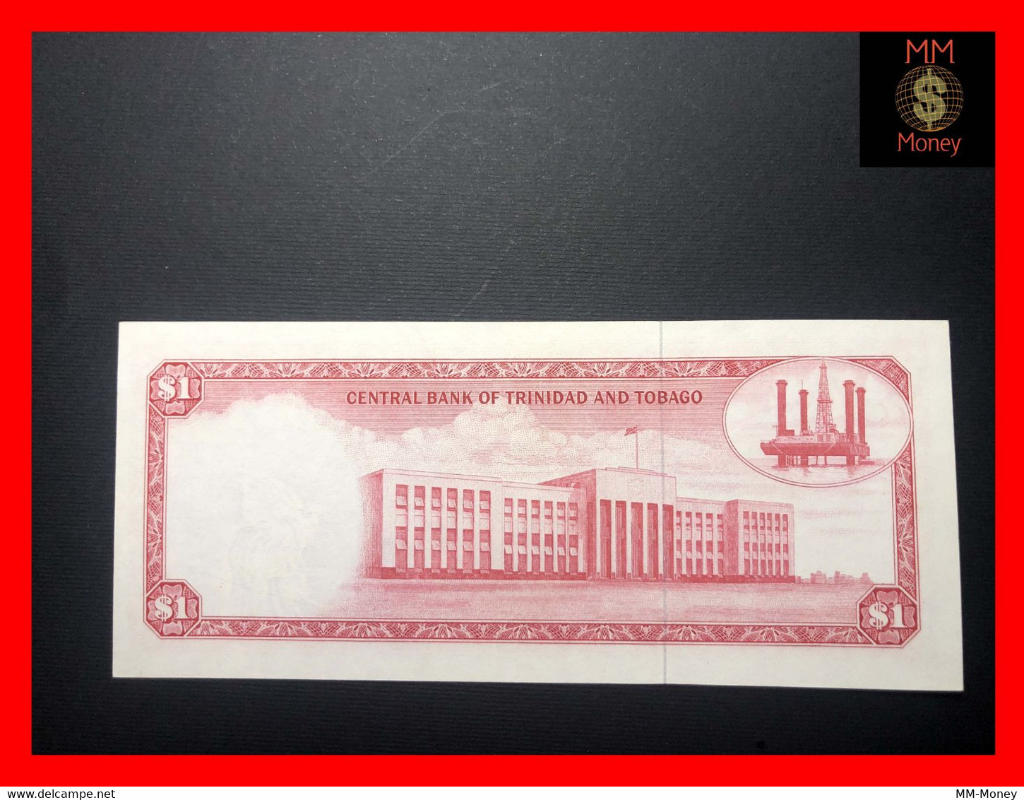 Trinidad & Tobago  1 $ 1977 "sig. E. Bruce"   P. 30 A UNC - Trinité & Tobago