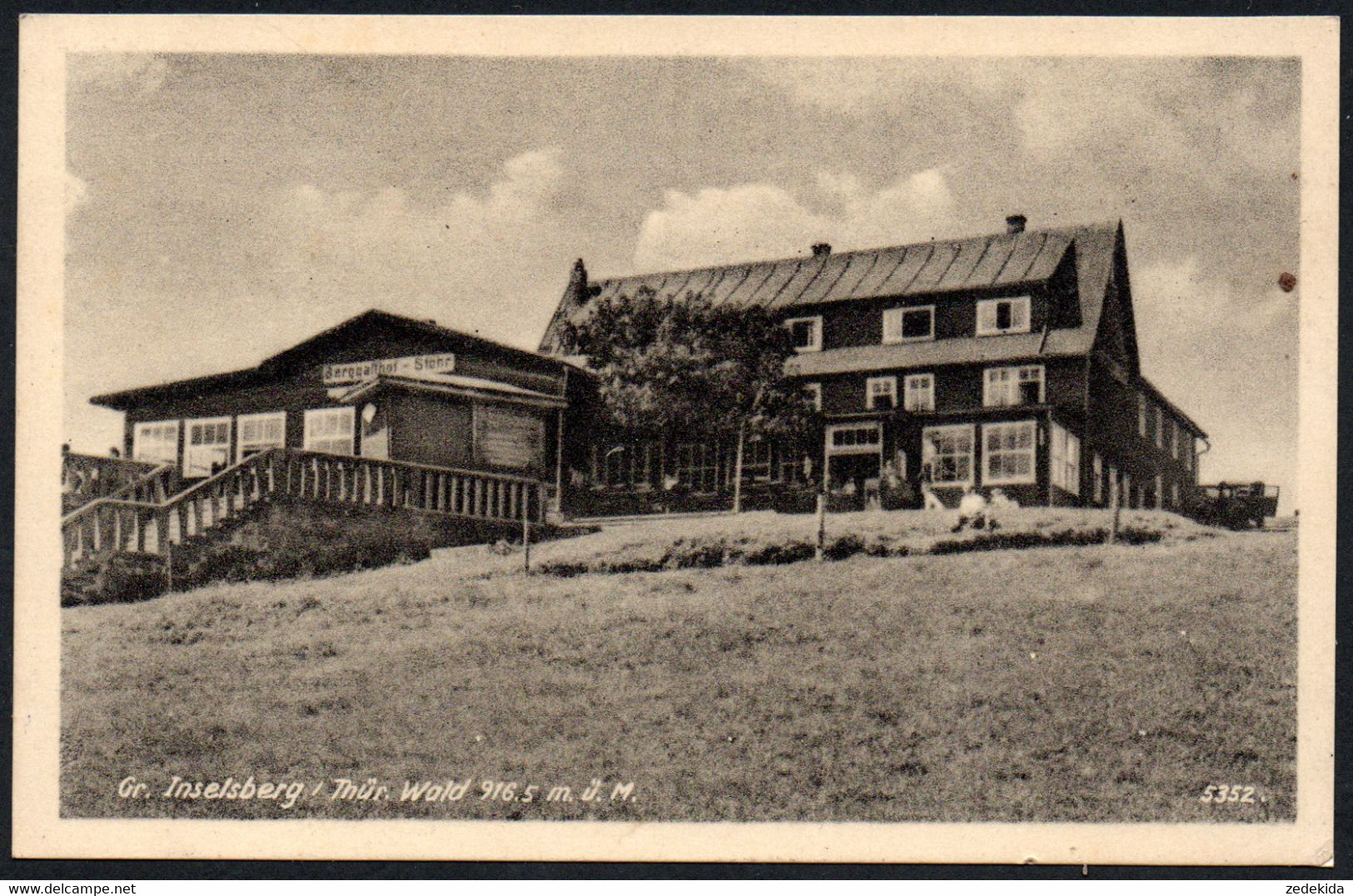 E7383 - TOP Inselsberg Berggasthof - Neubert - Waltershausen