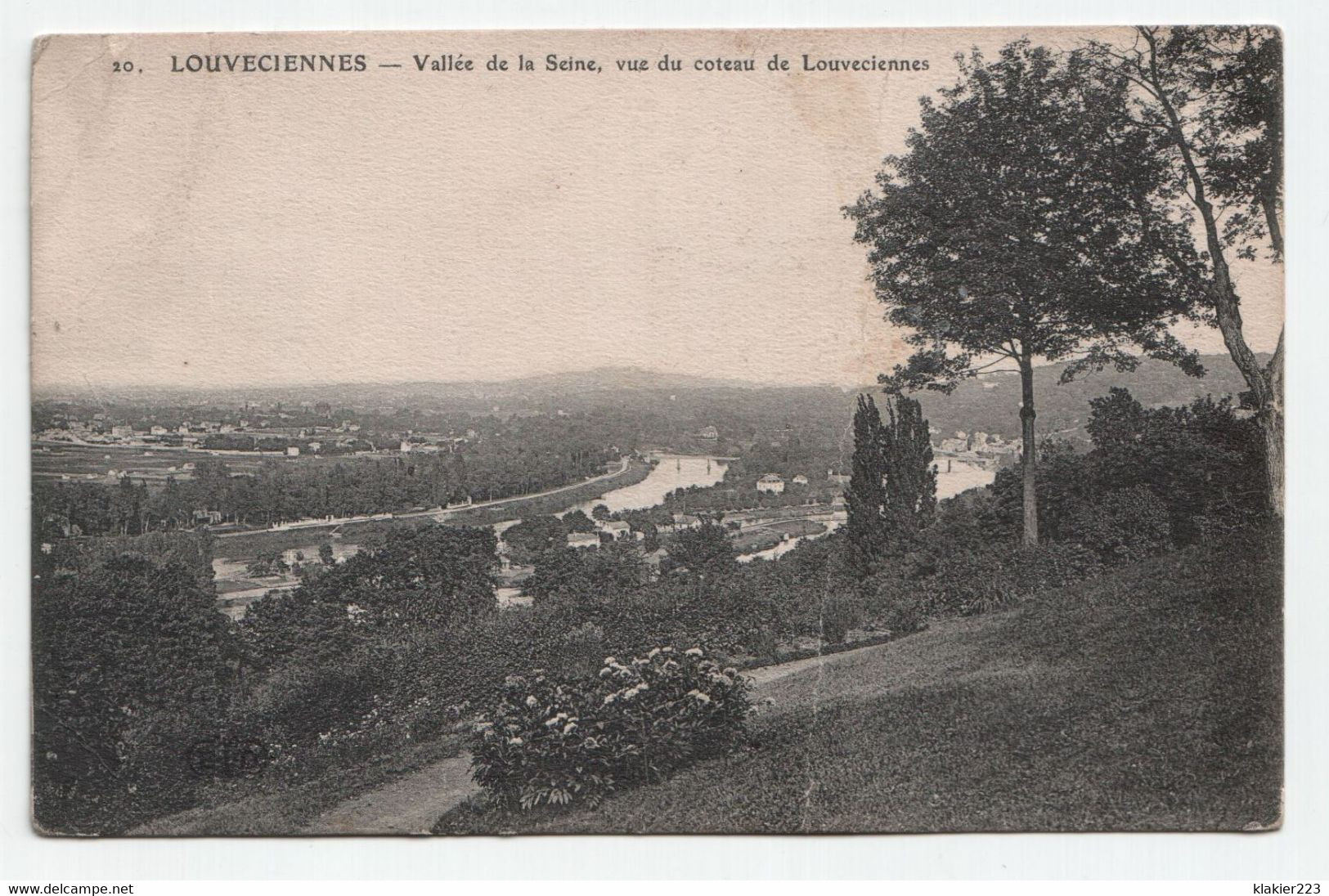 Louveciennes - Vallee De La Seine, Vue Du Coteau De Louveciennes 1908 - Louveciennes