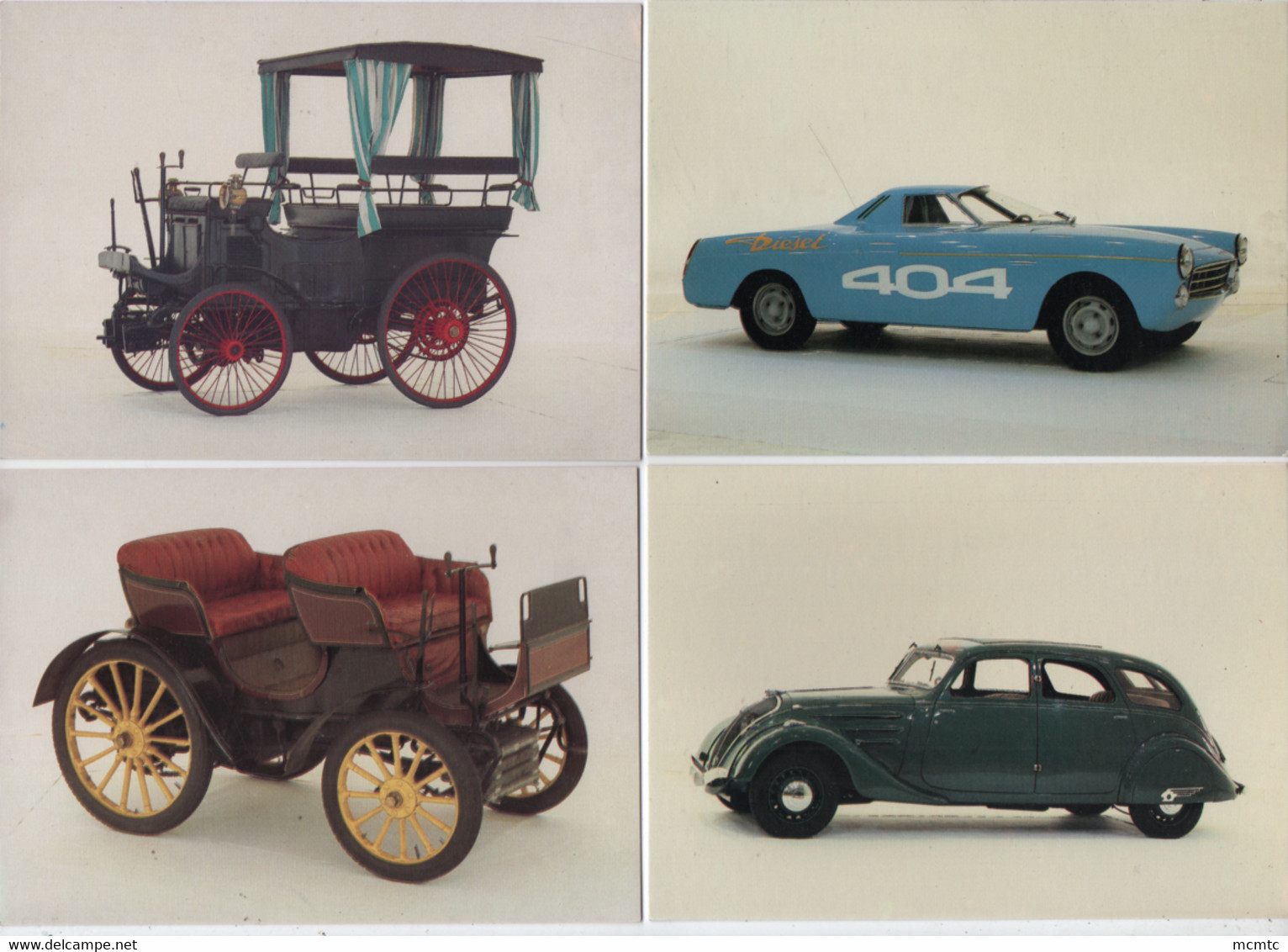 17 Cartes Modernes - Musée Peugeot -  Automobile , Auto , Voiture Ancienne - Sochaux
