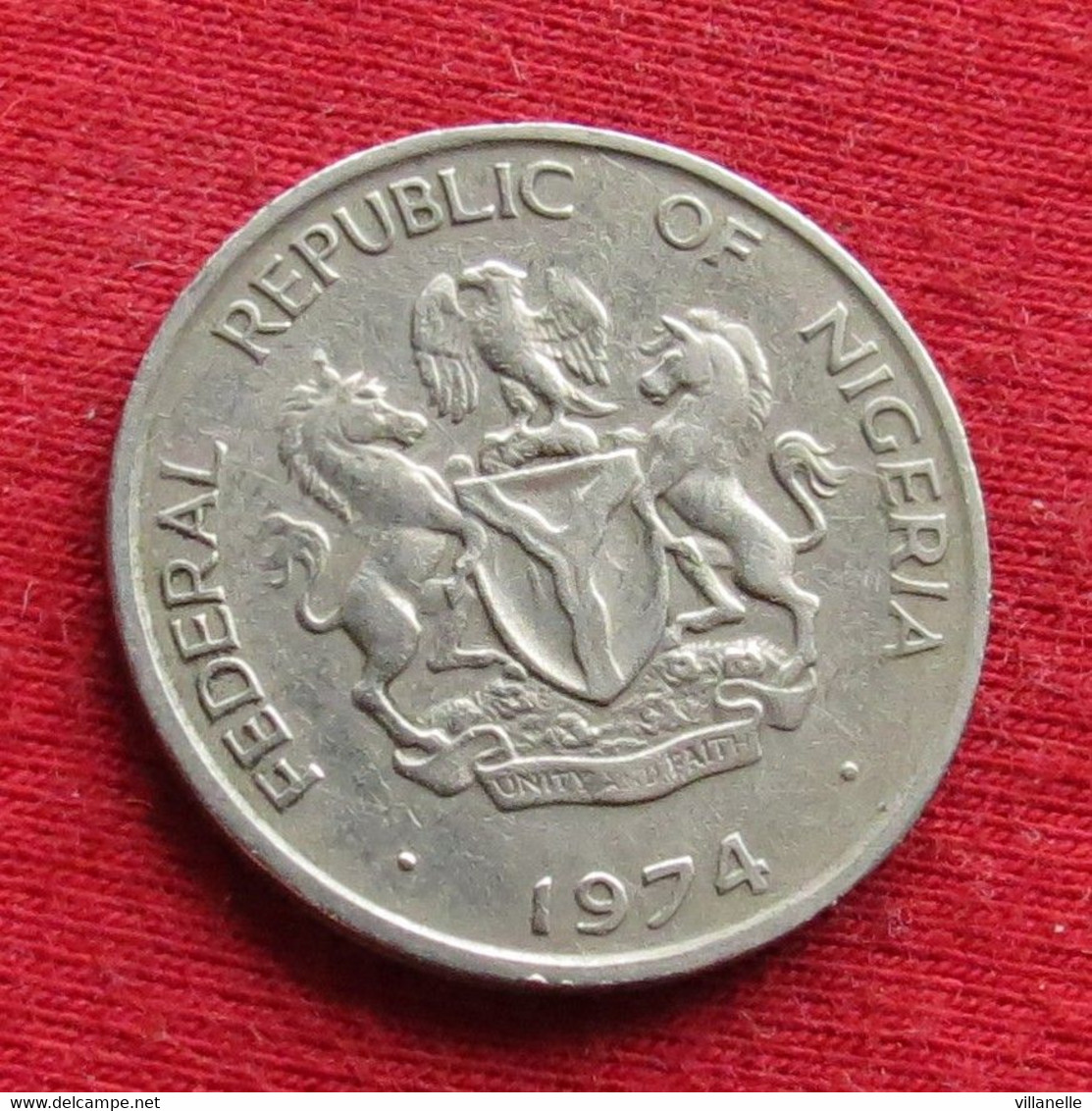 Nigeria 10 Kobo 1974 KM# 10.1 Lt 237 *V2T - Nigeria