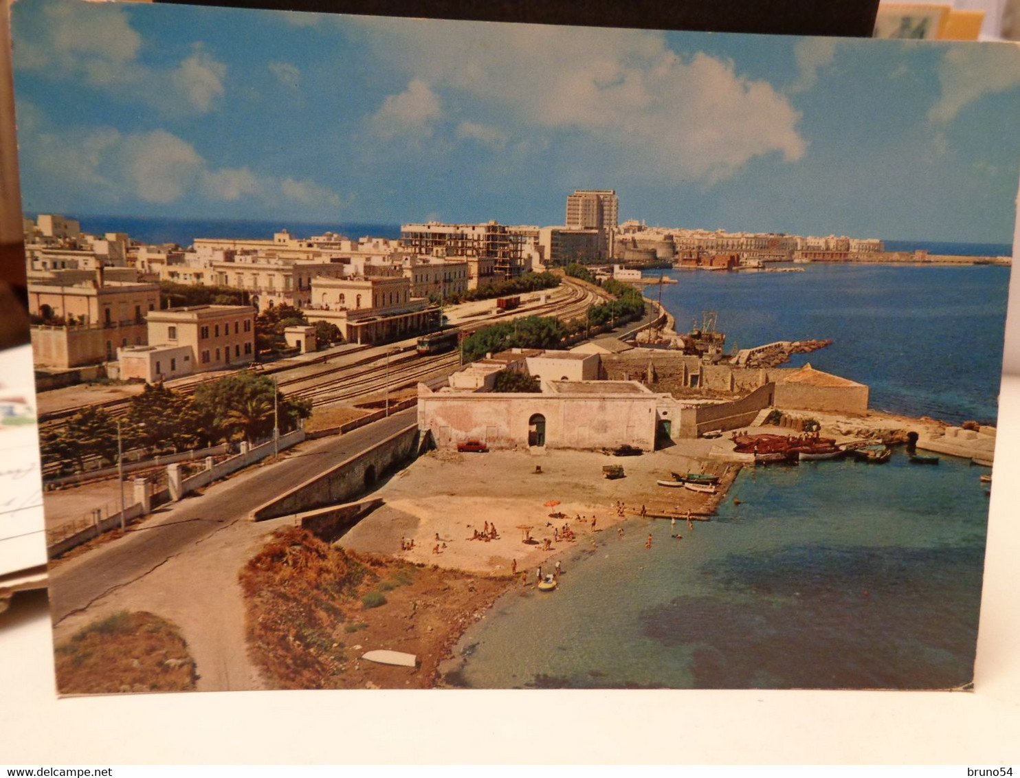 Cartolina Gallipoli Prov Lecce  Panorama Riviera Di Tramontana Le Fontanelle Stazione Ferroviaria - Lecce