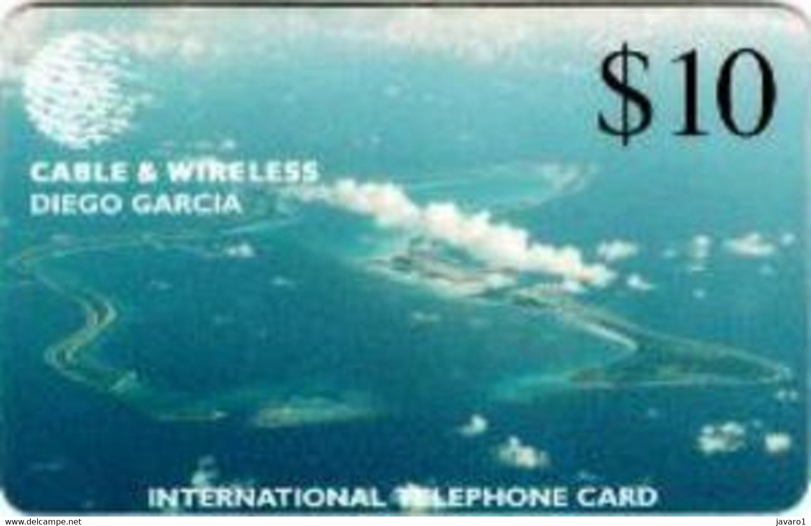 DIEGO GARCIA : DGAR05 $ 10 Aeral View (500m) 1st Issue MINT - Diego-Garcia