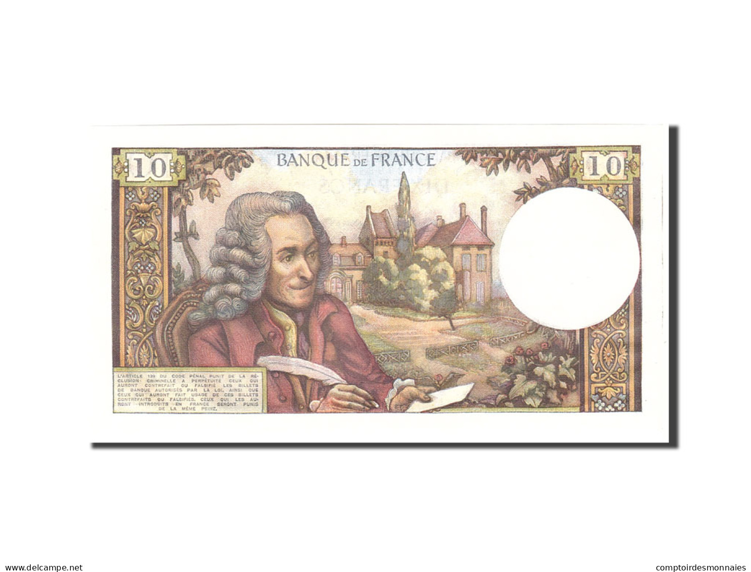 Billet, France, 10 Francs, 1972, 1972-06-01, NEUF, Fayette:62.57, KM:147d - 10 F 1963-1973 ''Voltaire''