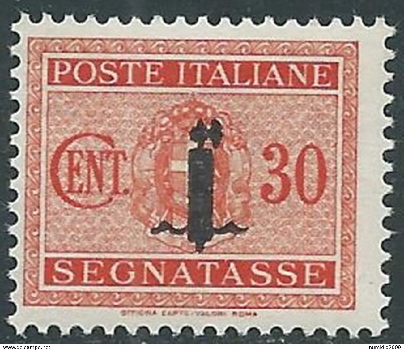 1944 RSI SEGNATASSE 30 CENT MNH ** - RB6-5 - Taxe