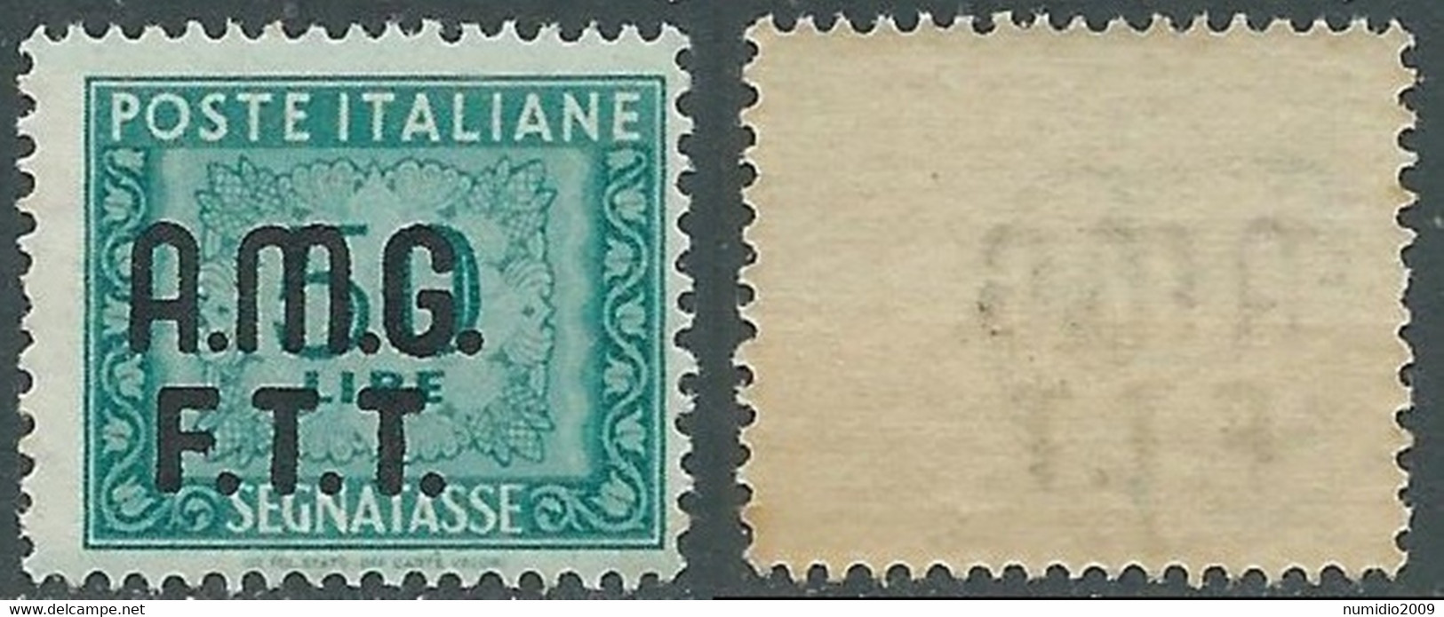 1947-49 TRIESTE A SEGNATASSE 50 LIRE MNH ** - RB6-4 - Taxe