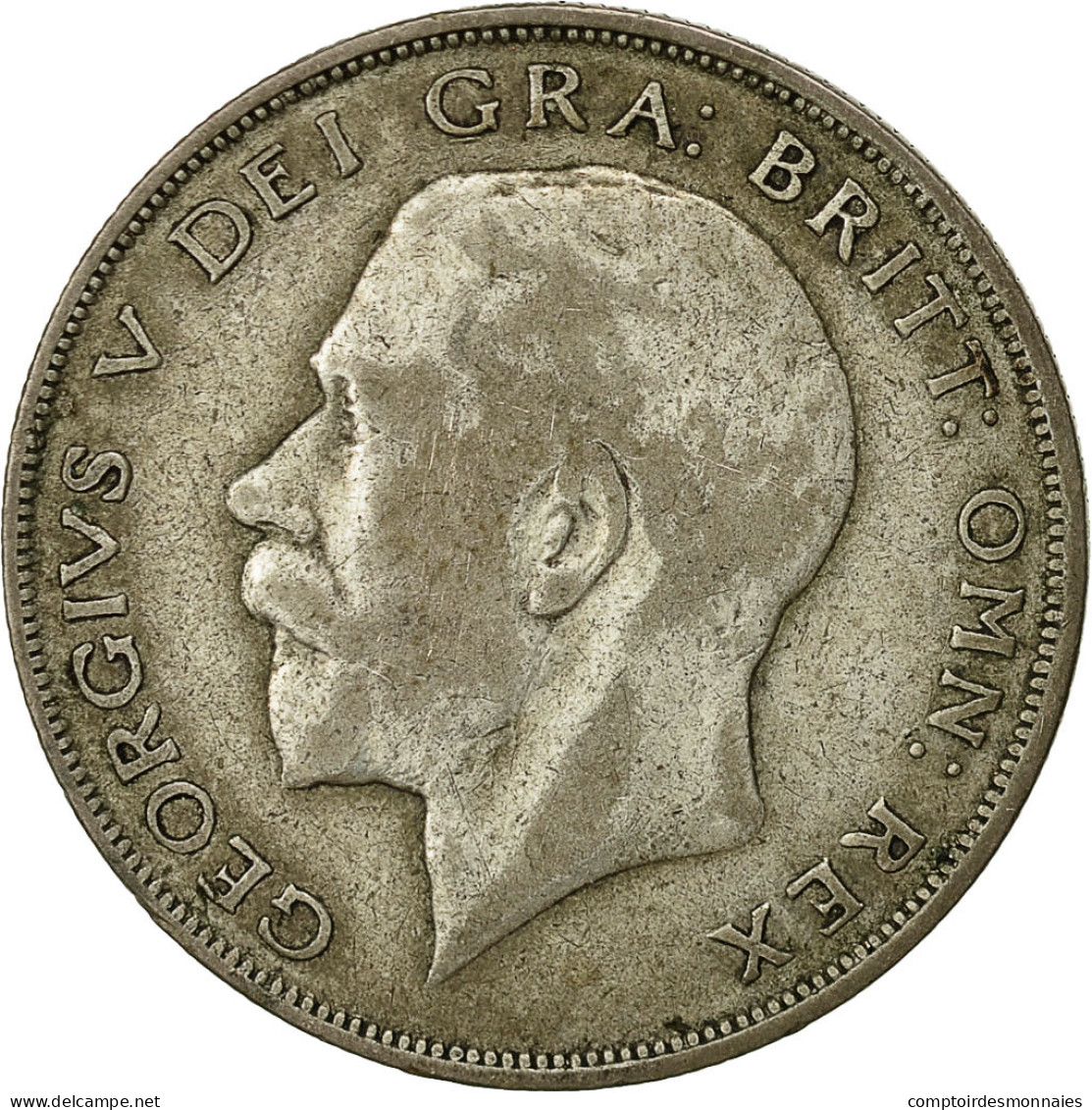 Monnaie, Grande-Bretagne, George V, 1/2 Crown, 1923, TTB, Argent, KM:818.2 - K. 1/2 Crown