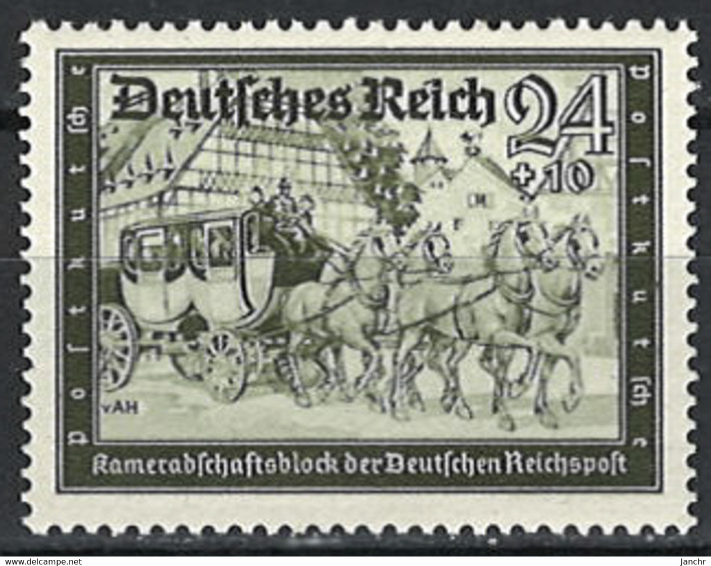 Deutsches Reich 1939. Mi.Nr. 712, *, MH - Ungebraucht