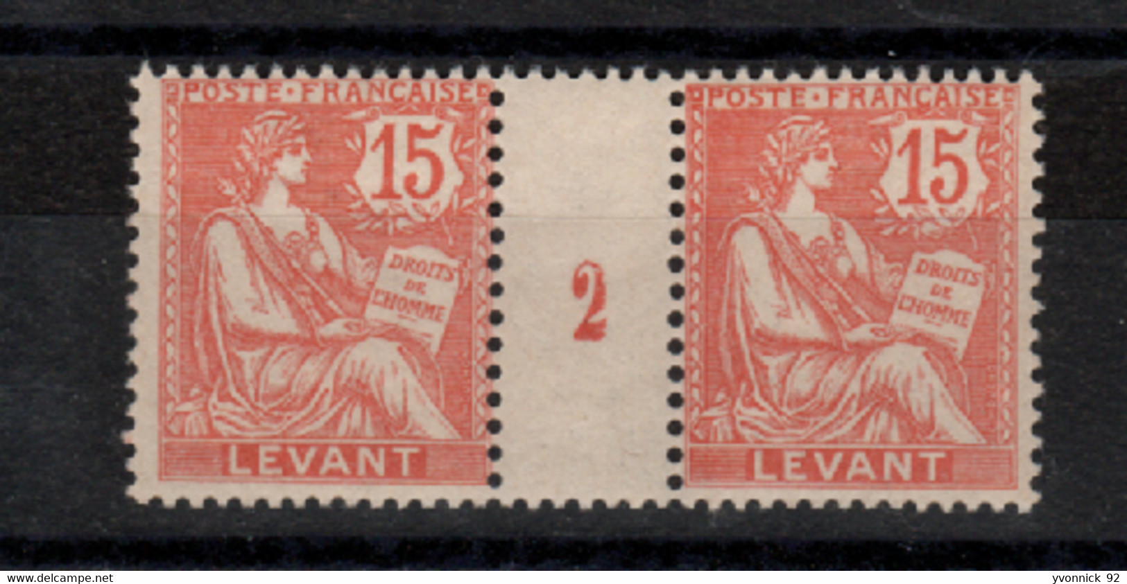 Levant - Millésimes (1902 ) -  N°15 Neuf - Neufs