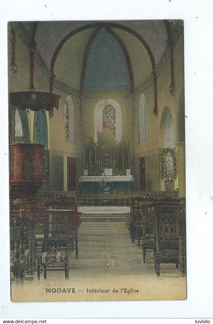 Modave Intérieur De L'Eglise - Modave