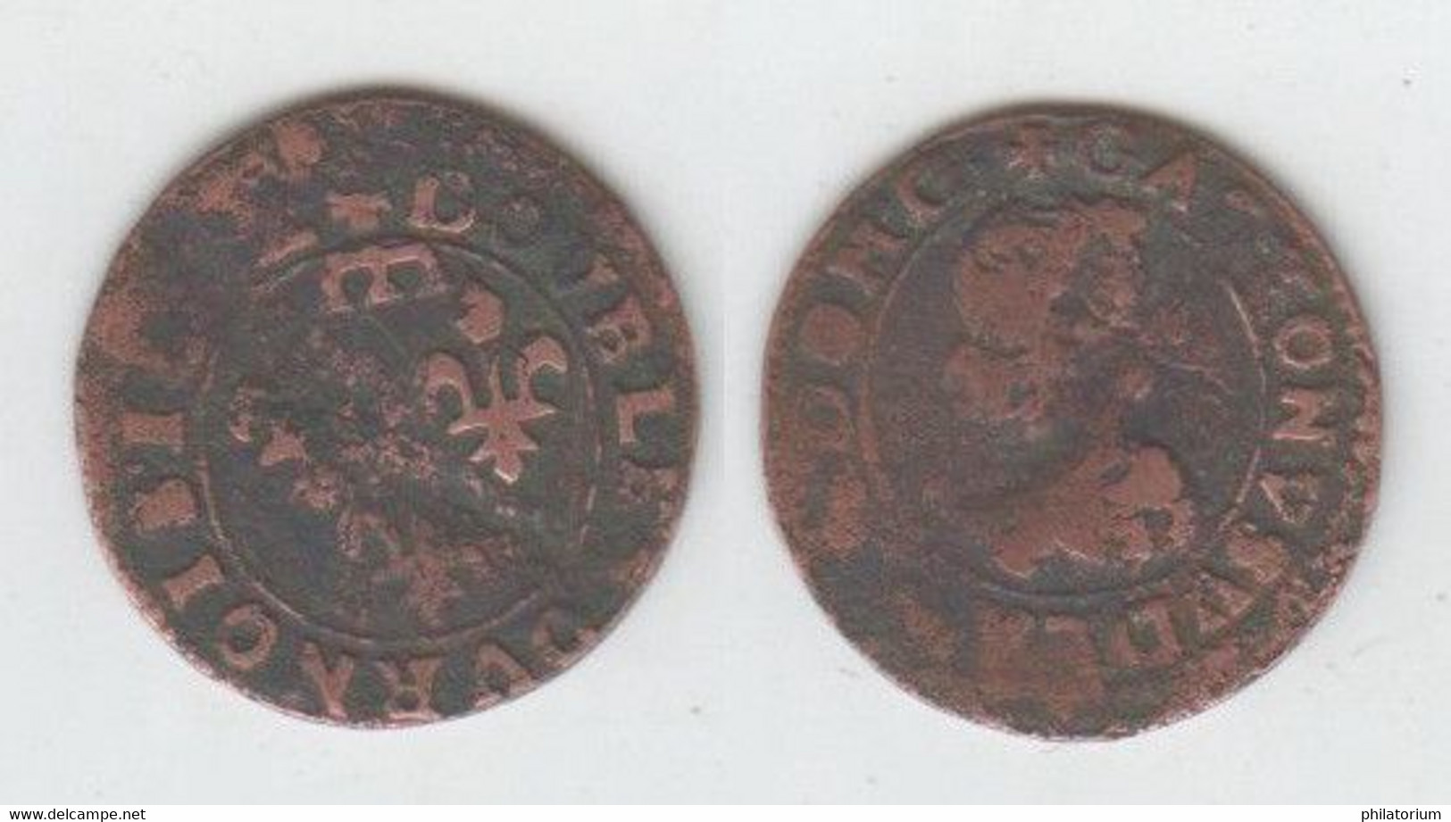 France Double Tournois; Gaston D' Orléans; 2.2gr, - Sonstige & Ohne Zuordnung