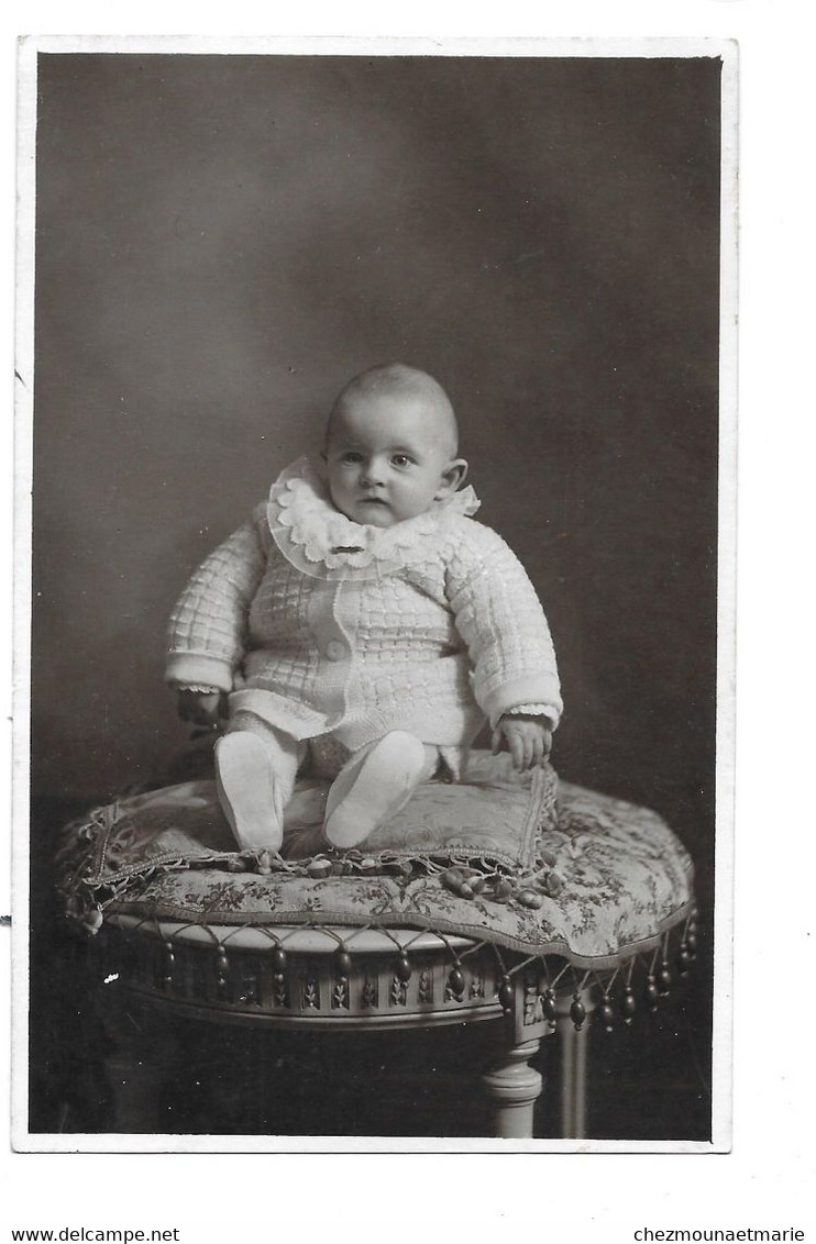 1926 - HACHE BERNARD DECDE A L AGE DE 1 AN - PHOTO LASSET DREUX - Geïdentificeerde Personen