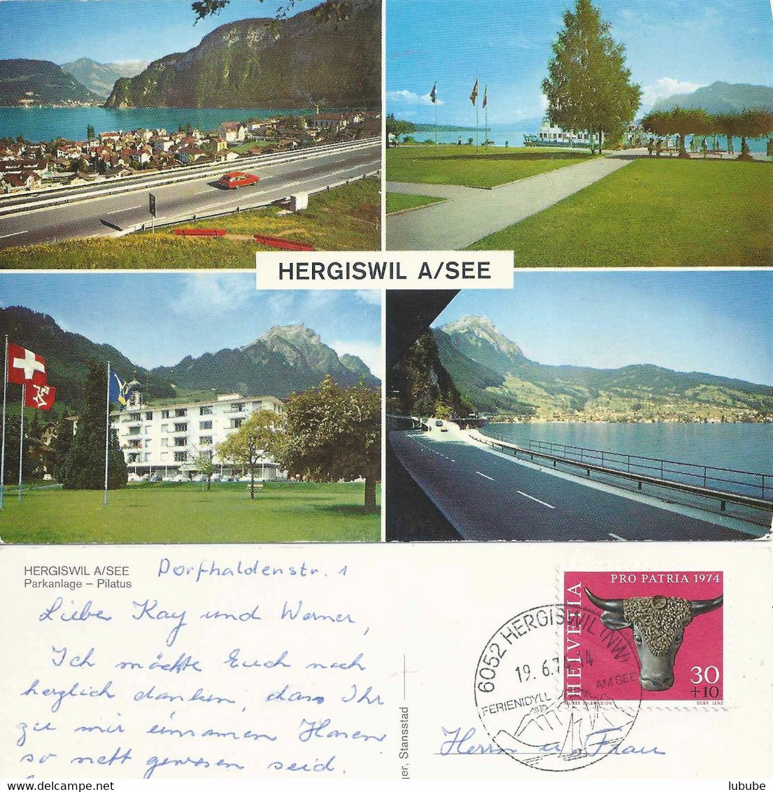 Hergiswil Am See - 4 Bilder         Ca. 1970 - Hergiswil