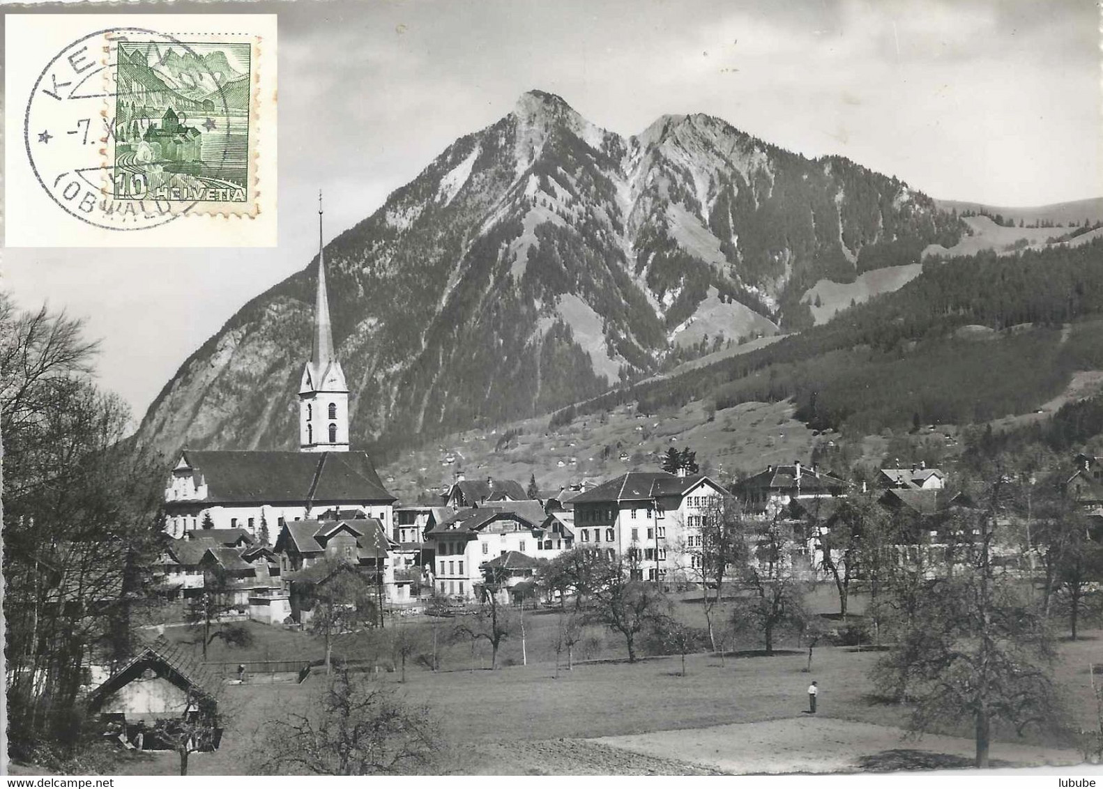 Kerns - Dorf Mit Stanserhorn           Ca. 1950 - Kerns