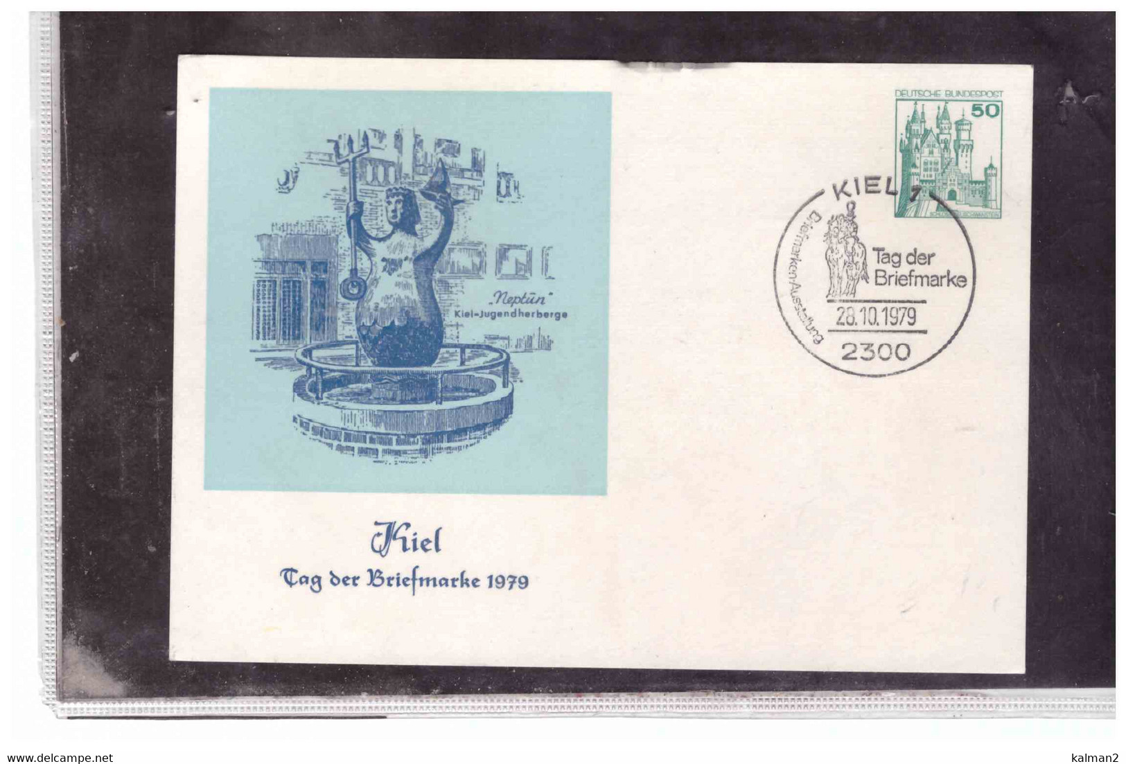 TEM13179 -   KIEL  28.10.1979  /  TAG DER BRIEFMARKE 1979 - Cartes Postales Privées - Oblitérées