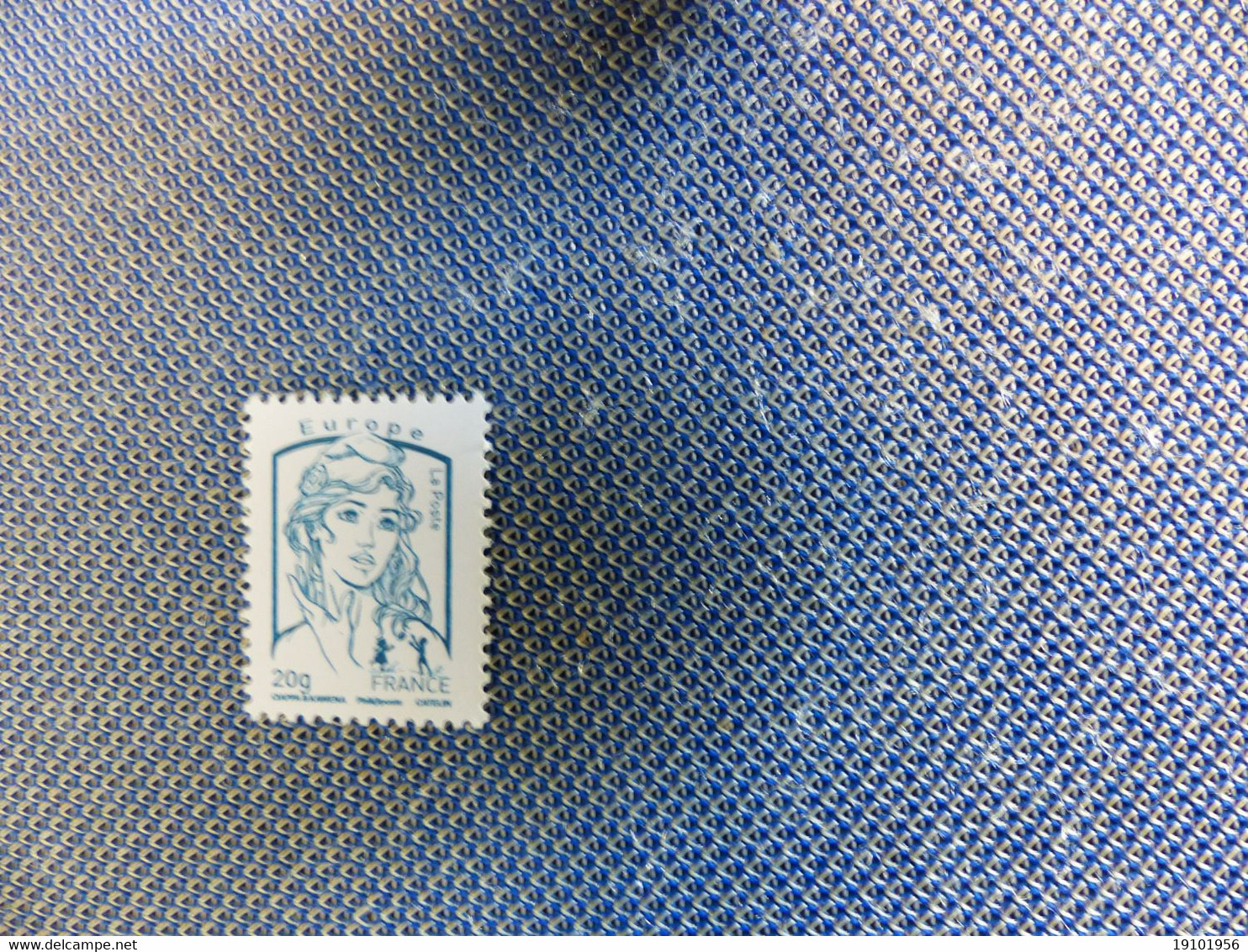 Variete  MARIANNE DE CIAPPA EUROPE 20G Bleu DE Feuille SANS PHOSPHORE SIGNE CALVES ** - Unused Stamps