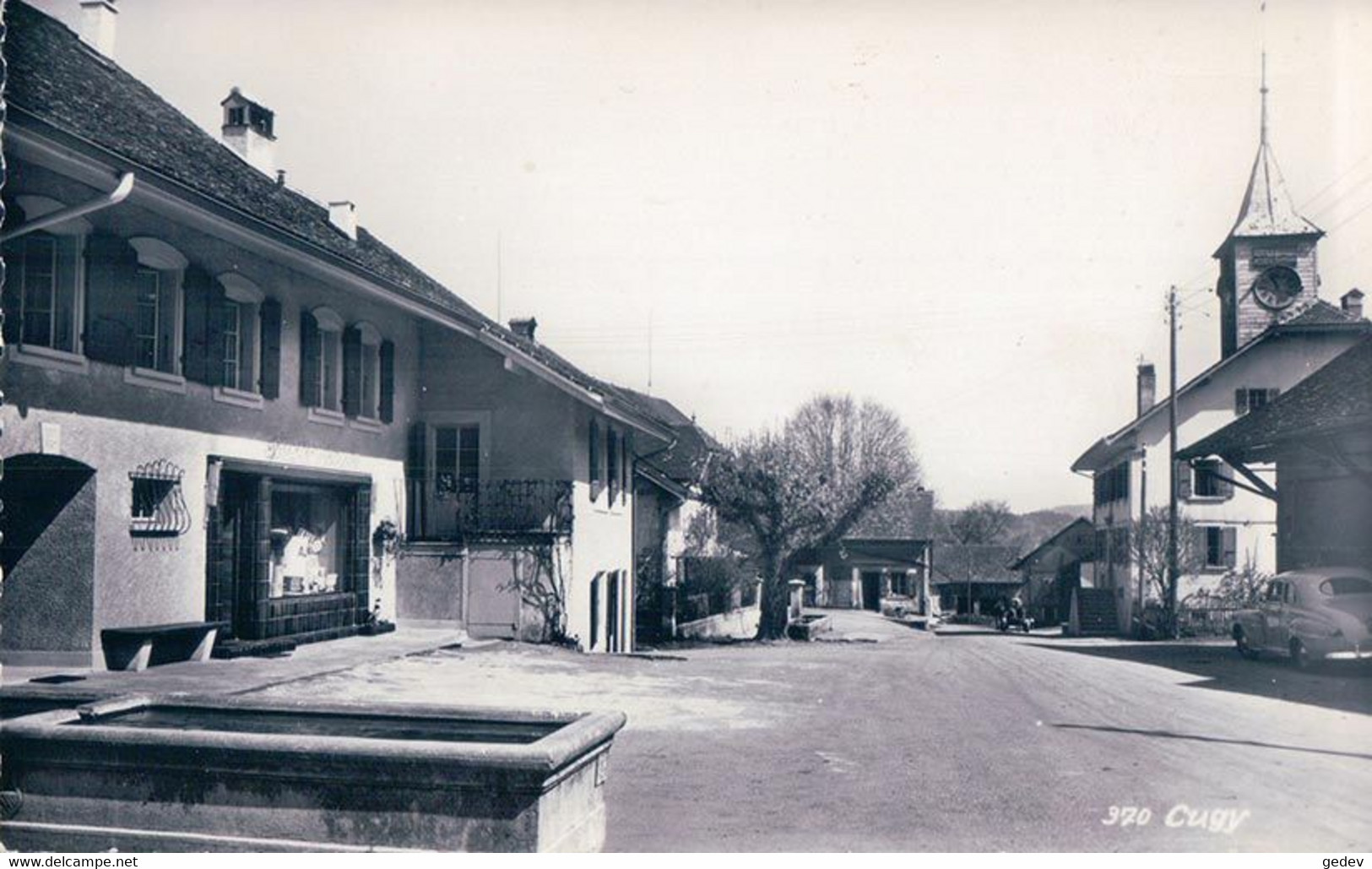 Cugy VD, Epicerie, Collège Et Fontaine (370) - Cugy