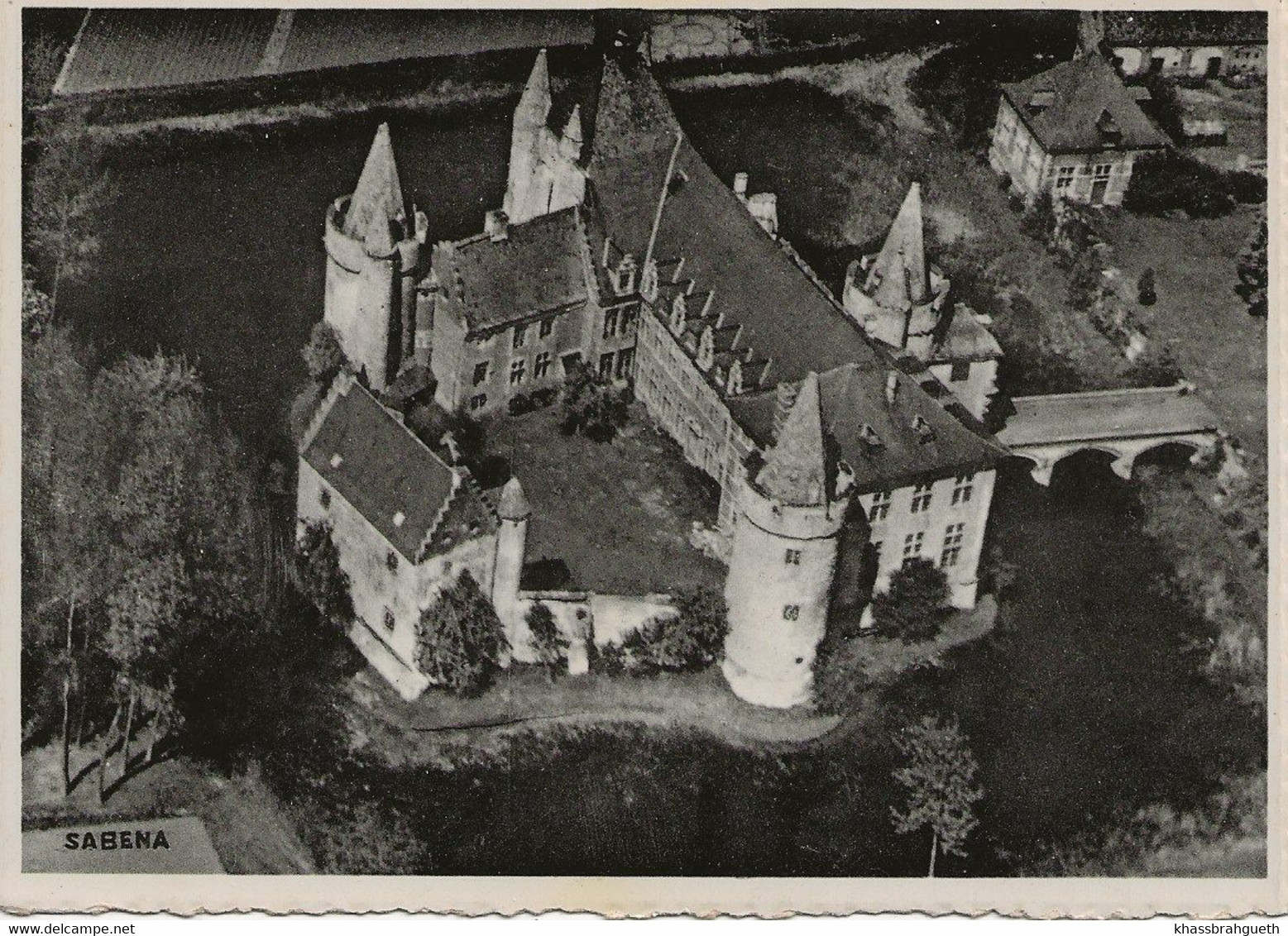 BELGIQUE - LAERNE / LE CHÂTEAU FEODAL - XIIè S (1CP Usée) - Laarne