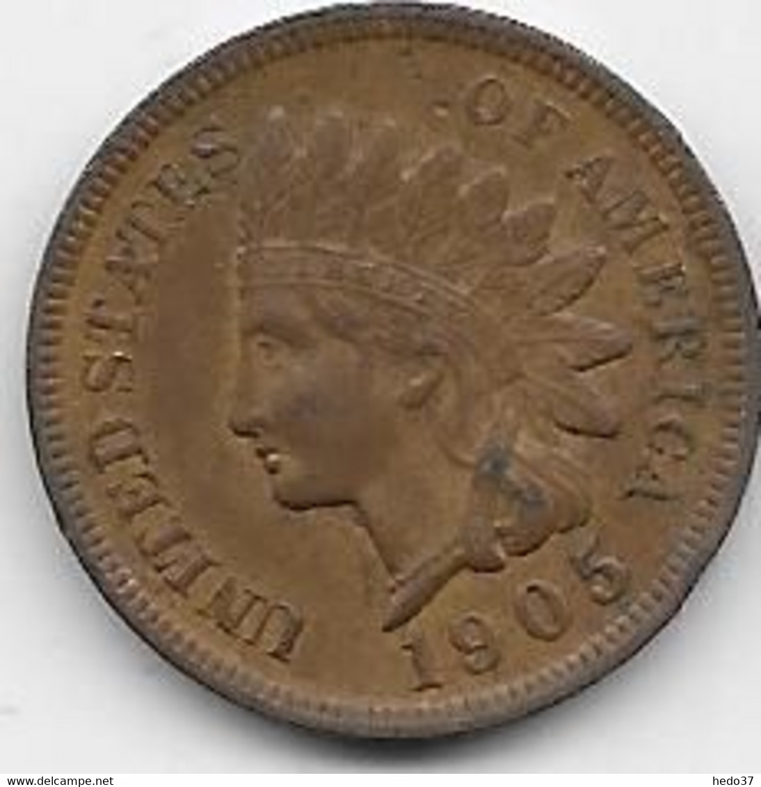 Etats Unis - 1 Cent 1905 - TTB - 1859-1909: Indian Head