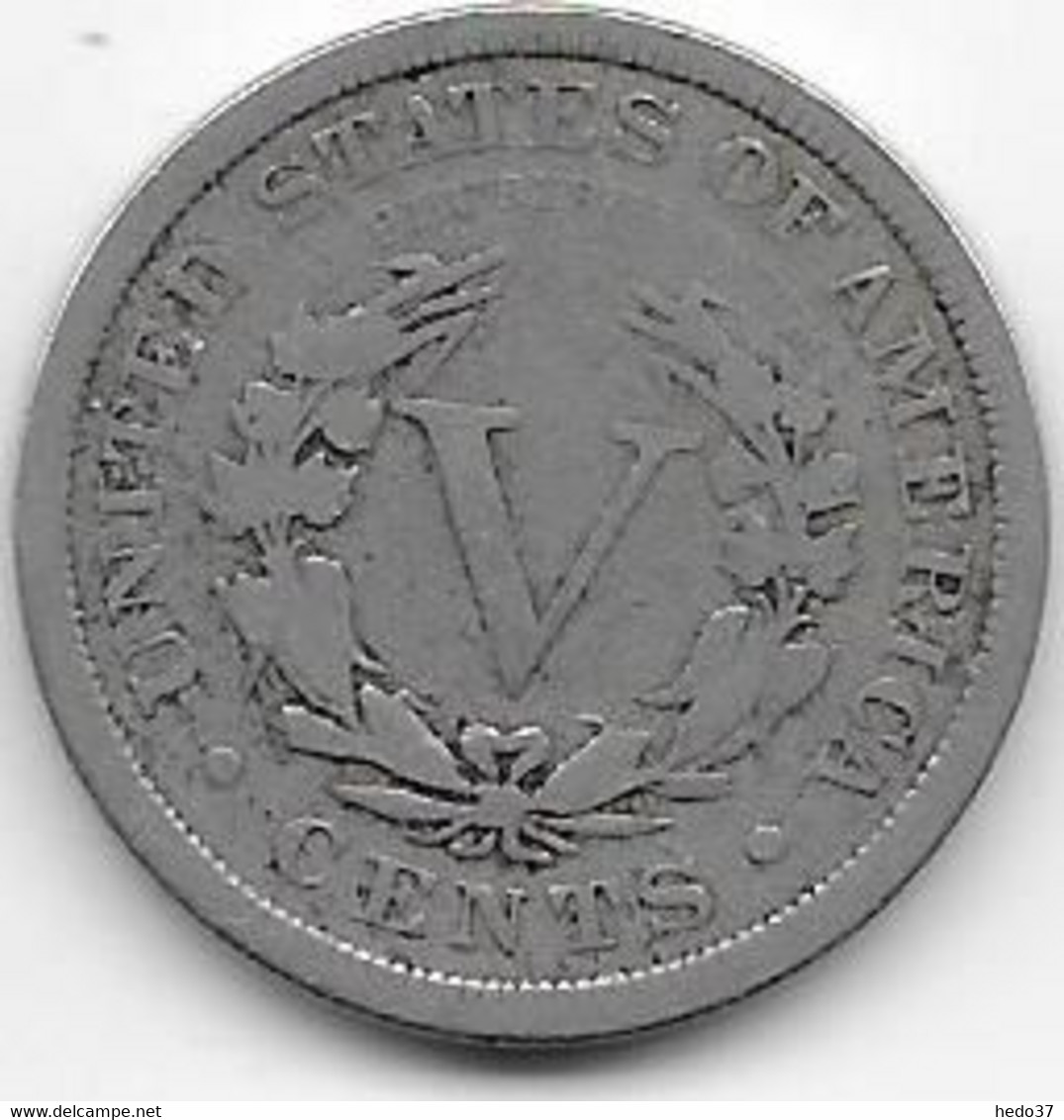 Etats Unis - 5 Cents 1906 - TB - 1883-1913: Liberty