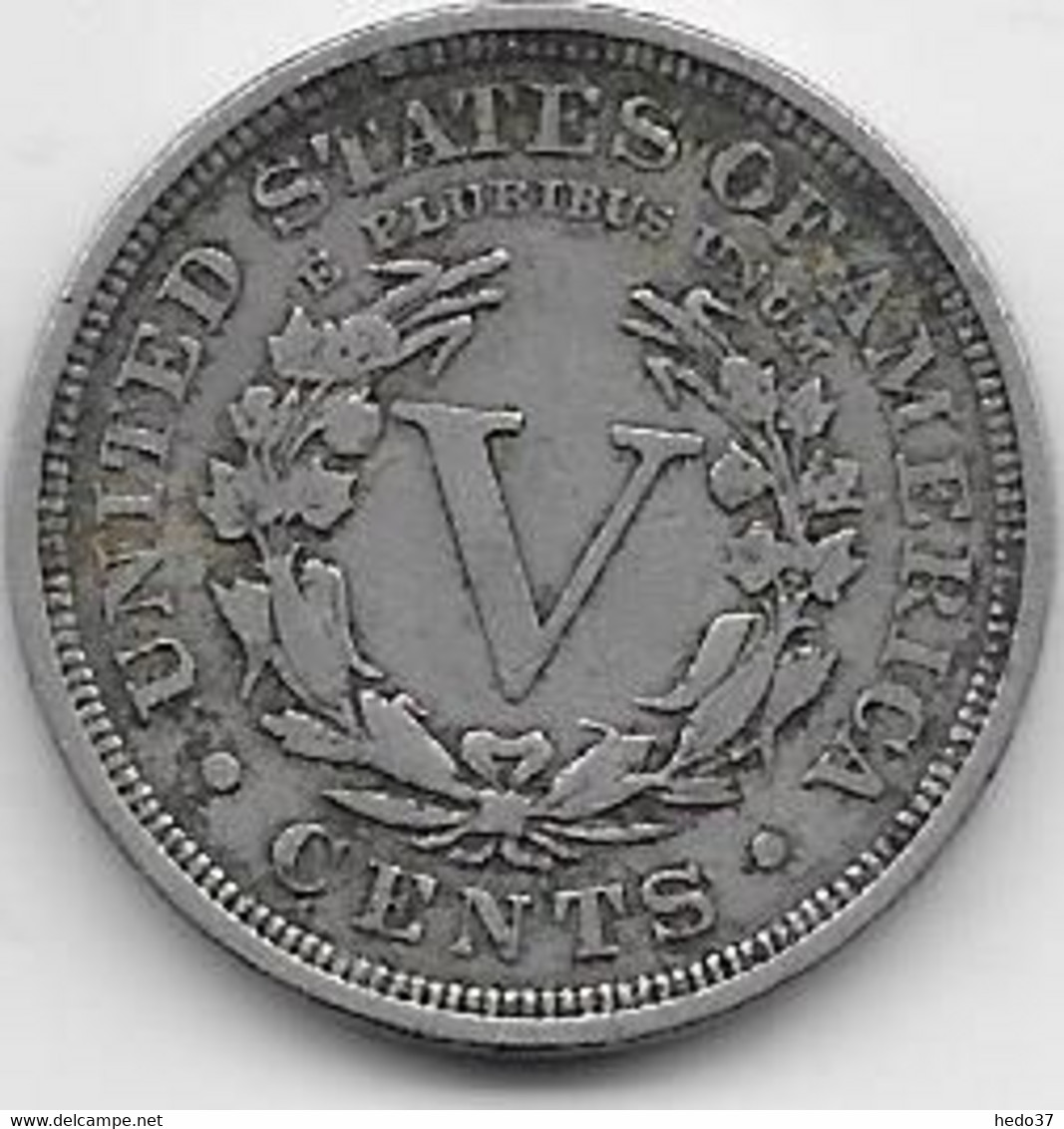 Etats Unis - 5 Cents 1907 - TTB - 1883-1913: Liberty (Libertà)