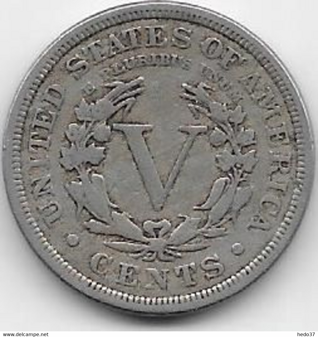 Etats Unis - 5 Cents 1911 - TTB - 1883-1913: Liberty (Libertà)