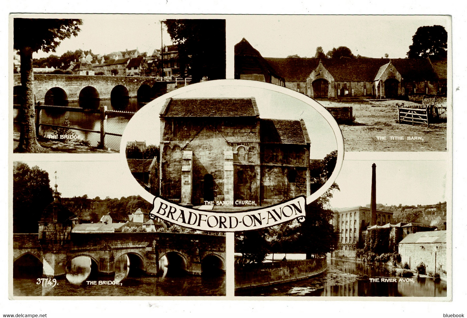 Ref 1452  - 1959 Real Photo Multiview Postcard - Bradford-on-Avon Wiltshire - Other & Unclassified