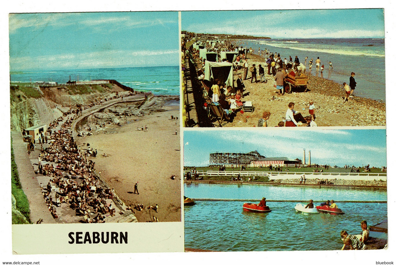 Ref 1452  - 1976 Postcard - Seaburn - Good  "Invest In Sunderland" Slogan Postmark - Andere & Zonder Classificatie