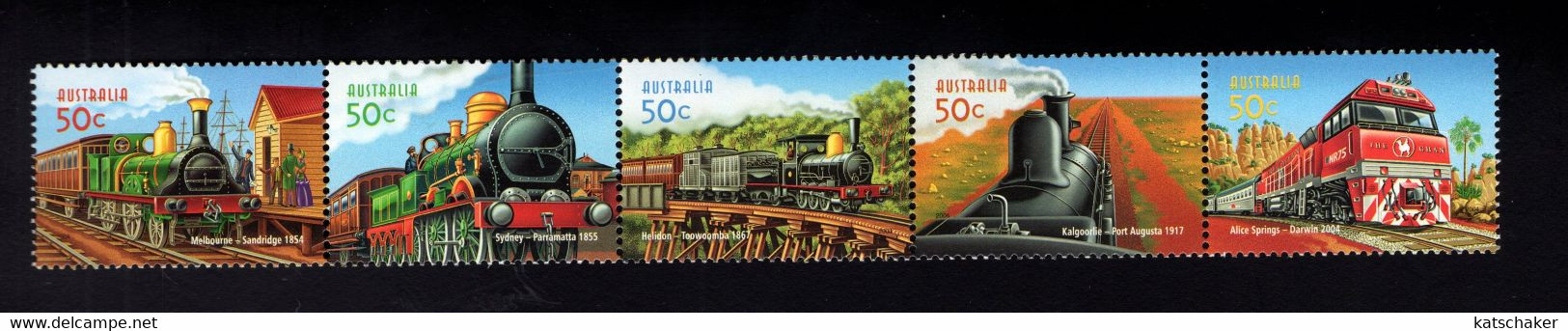 1184452813 2004  (XX) SCOTT   2290B POSTFRIS MINT NEVER HINGED POSTFRISCH  - AUSTRALIAN RAILWAYS 150TH ANNIV - Autres & Non Classés