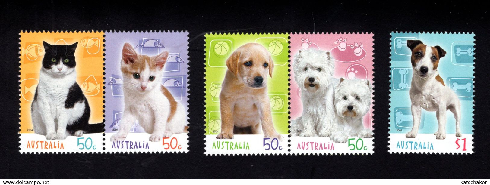 11844457010 2004  (XX) SCOTT  2297A 2300 POSTFRIS MINT NEVER HINGED POSTFRISCH  - CATS AND DOGS - Other & Unclassified