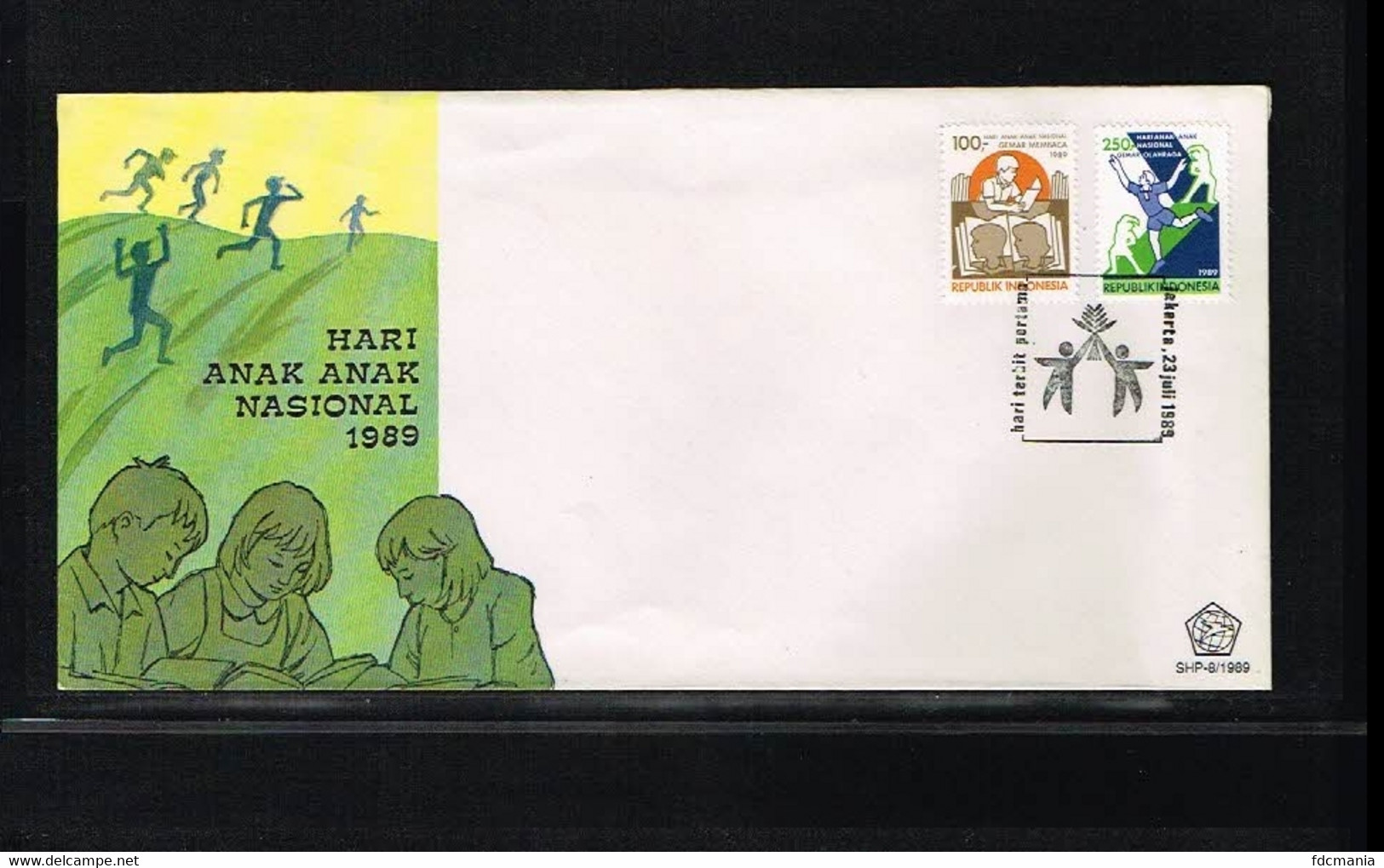 1989 - Indonesia FDC 8/89 - Childhood - Day Of The Child [ZW013] - Indonesia