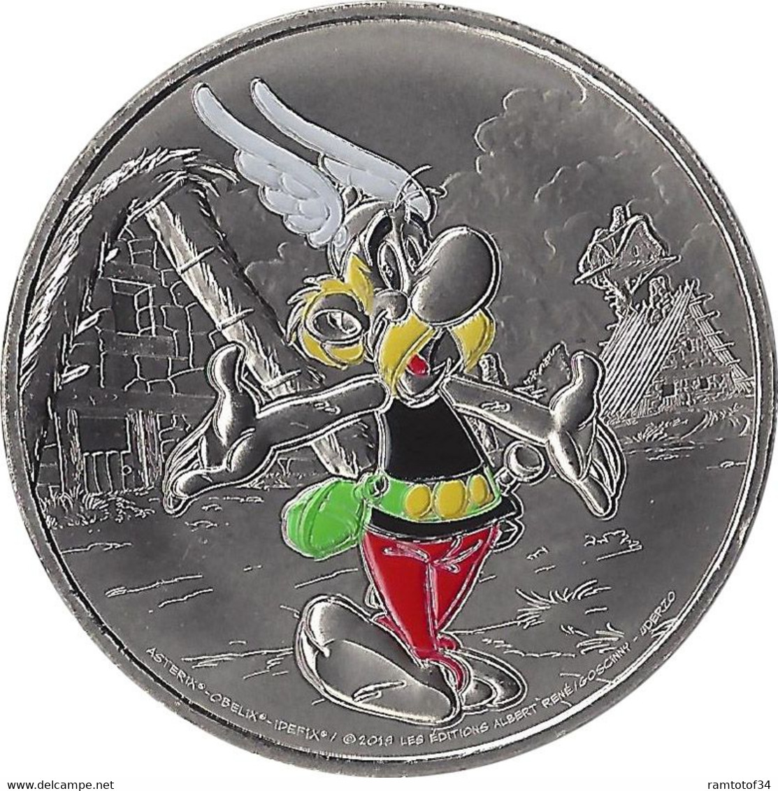 2019 MDP259 - Médaille Astérix En Couleurs - 2019