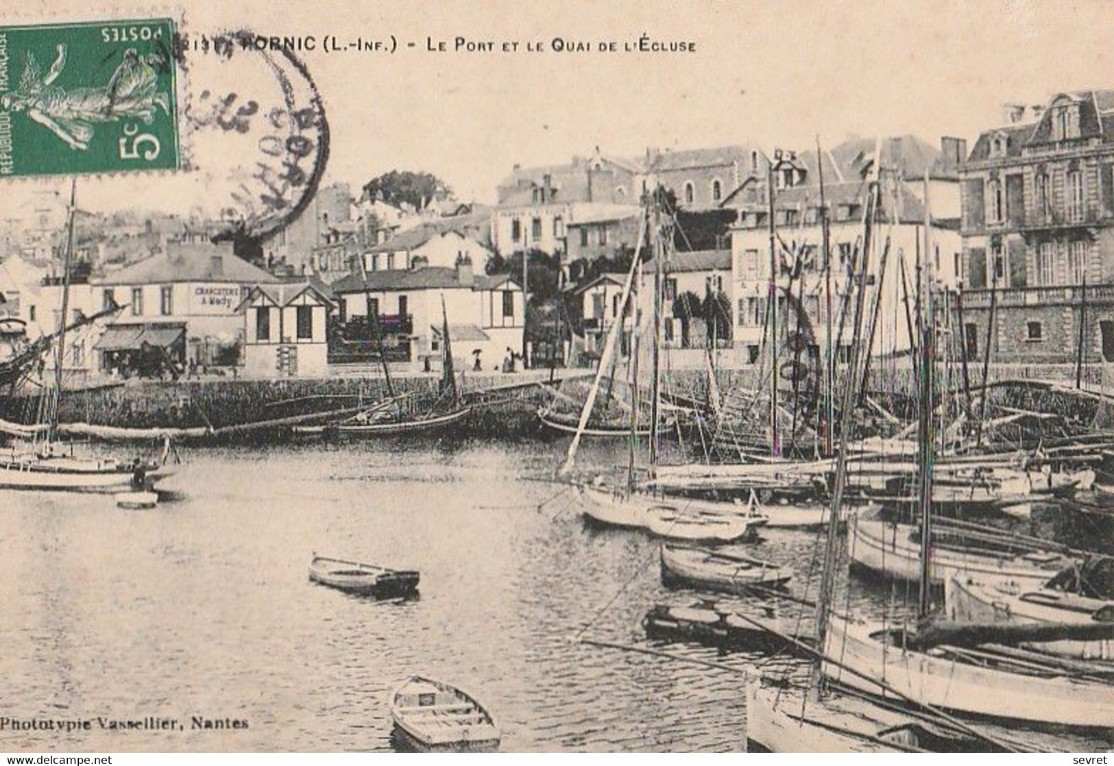 PORNIC - Le Port Et Le Quai De L'Ecluse . Rare - Pornic