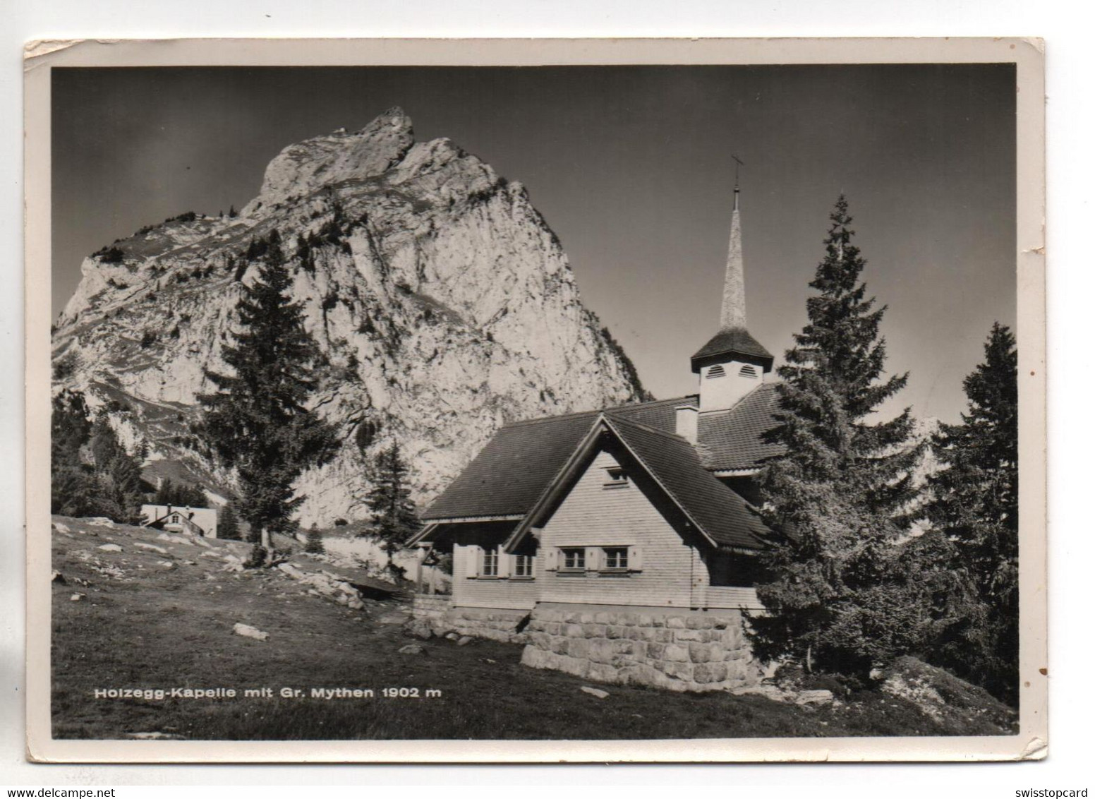 ALPTHAL Brunni Holzegg-Kapelle Mit Mythen - Alpthal