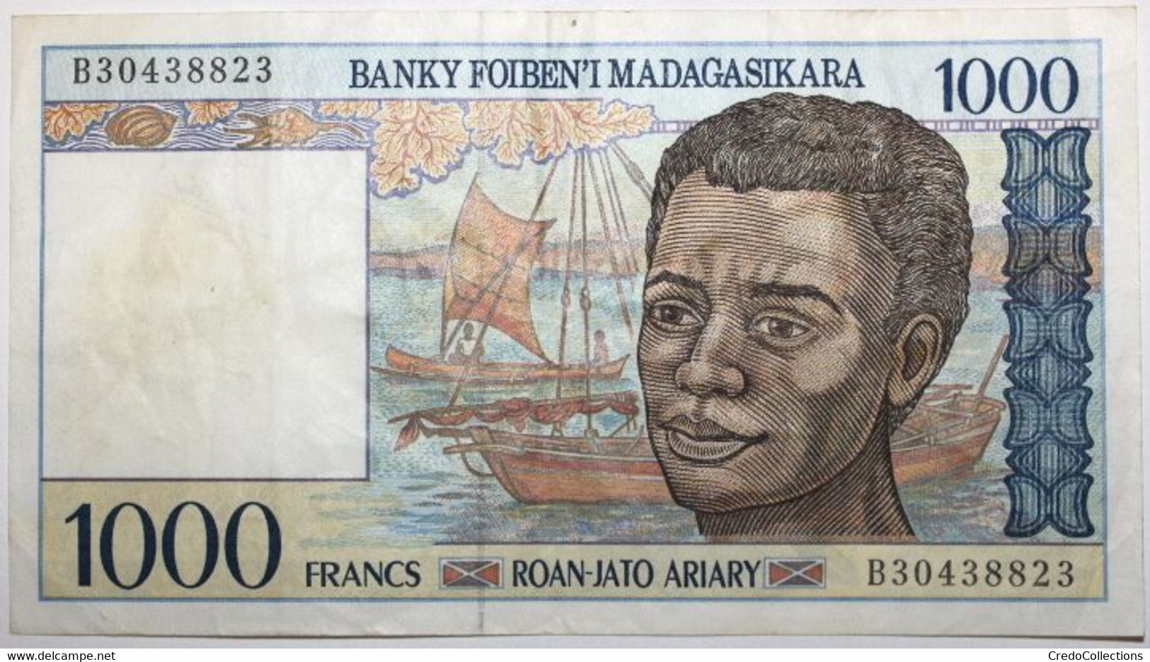 Madagascar - 1000 Francs - 1995 - PICK 76b - TTB+ - Madagascar