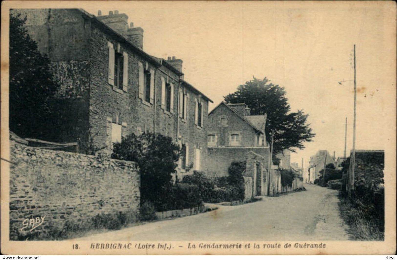 44 - HERBIGNAC - La Gendarmerie - Herbignac