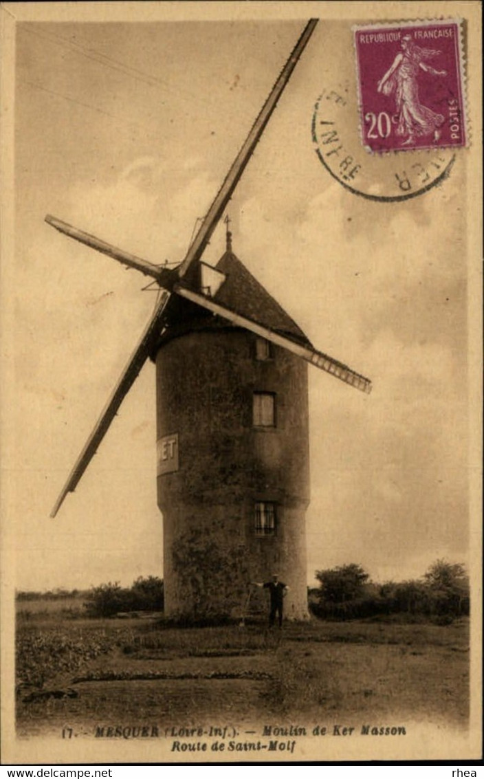 44 - MESQUER - Moulin De Ker Masson - Moulin à Vent - Mesquer Quimiac