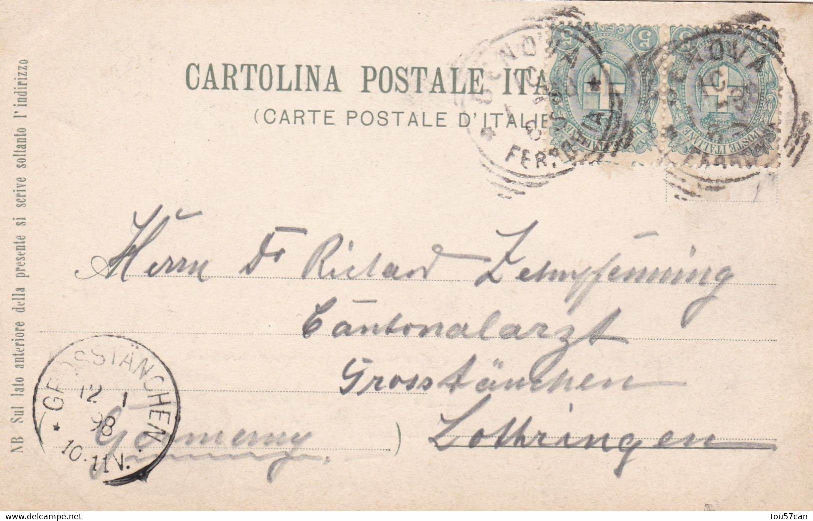 GENOVA - LIGURIA - ITALIA -  CARTOLINE 1898... - Genova (Genoa)