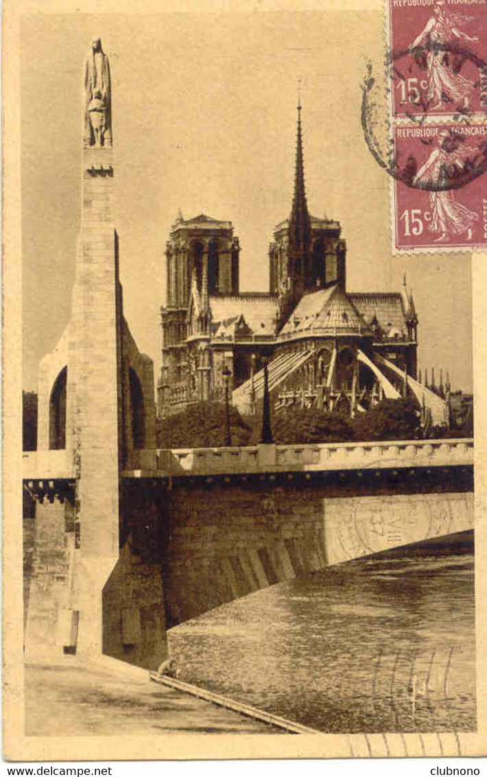CPA PARIS - NOTRE DAME VUE DU PONT DE LA TOURNELLE - Notre-Dame De Paris