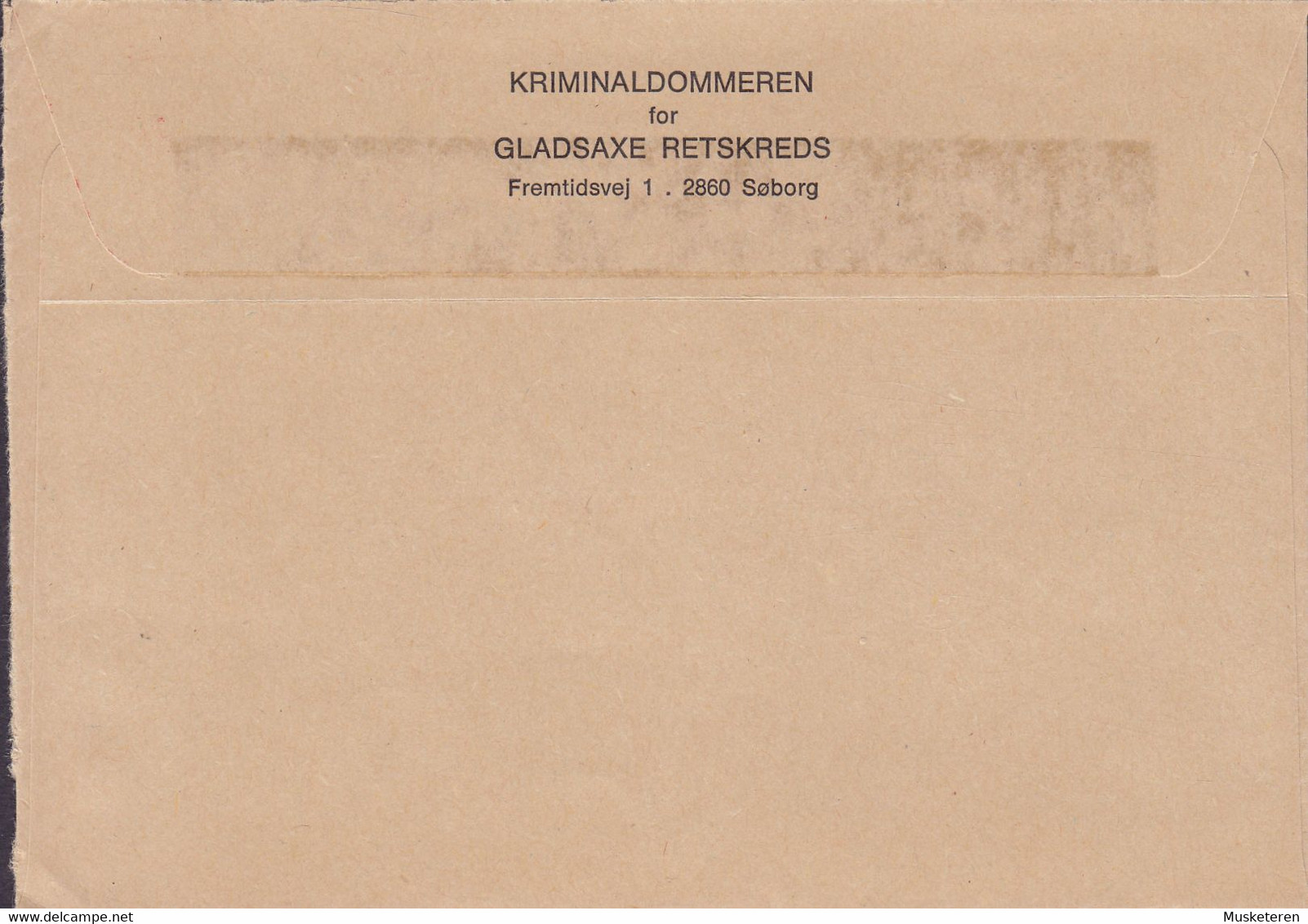 Denmark KRIMINALDOMMEREN Gladsaxe Retskreds Fremtidsvej SØBORG Slogan 'D 4798' KØBENHAVN (49) 1981 Meter Cover Brief - Macchine Per Obliterare (EMA)