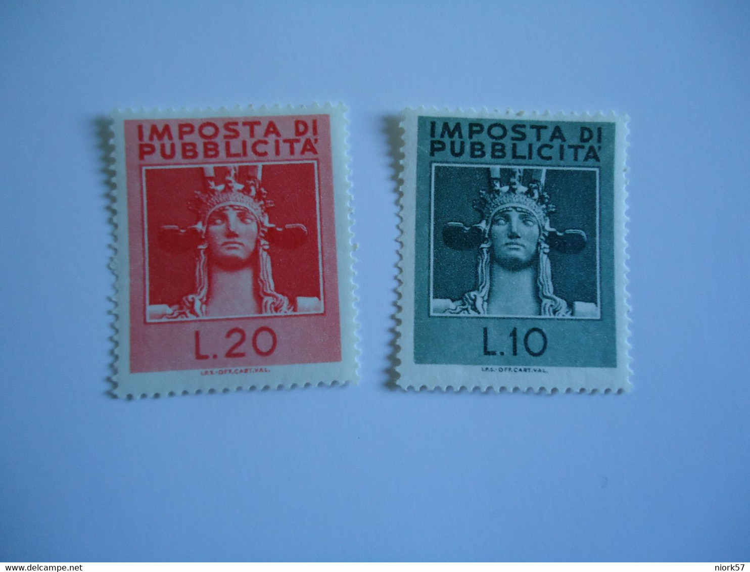 ITALY  PUBBLICITA  2 MINT STAMPS - Altri & Non Classificati