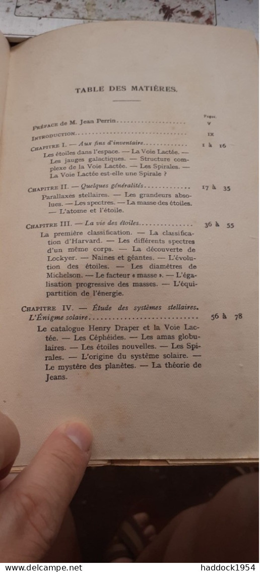 L'architecture De L'univers PAUL COUDERC Gauthier-villars 1930 - Astronomie