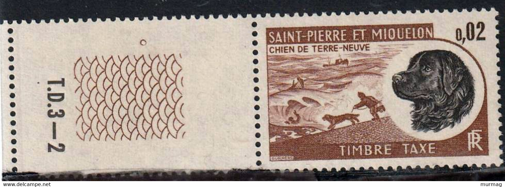 ST-PIERRE-ET-MIQUELON - Faune, Chien De Terre-Neuve - Y&T Tbre-taxe N° 77-79-80-81 - 1973 - Altri & Non Classificati