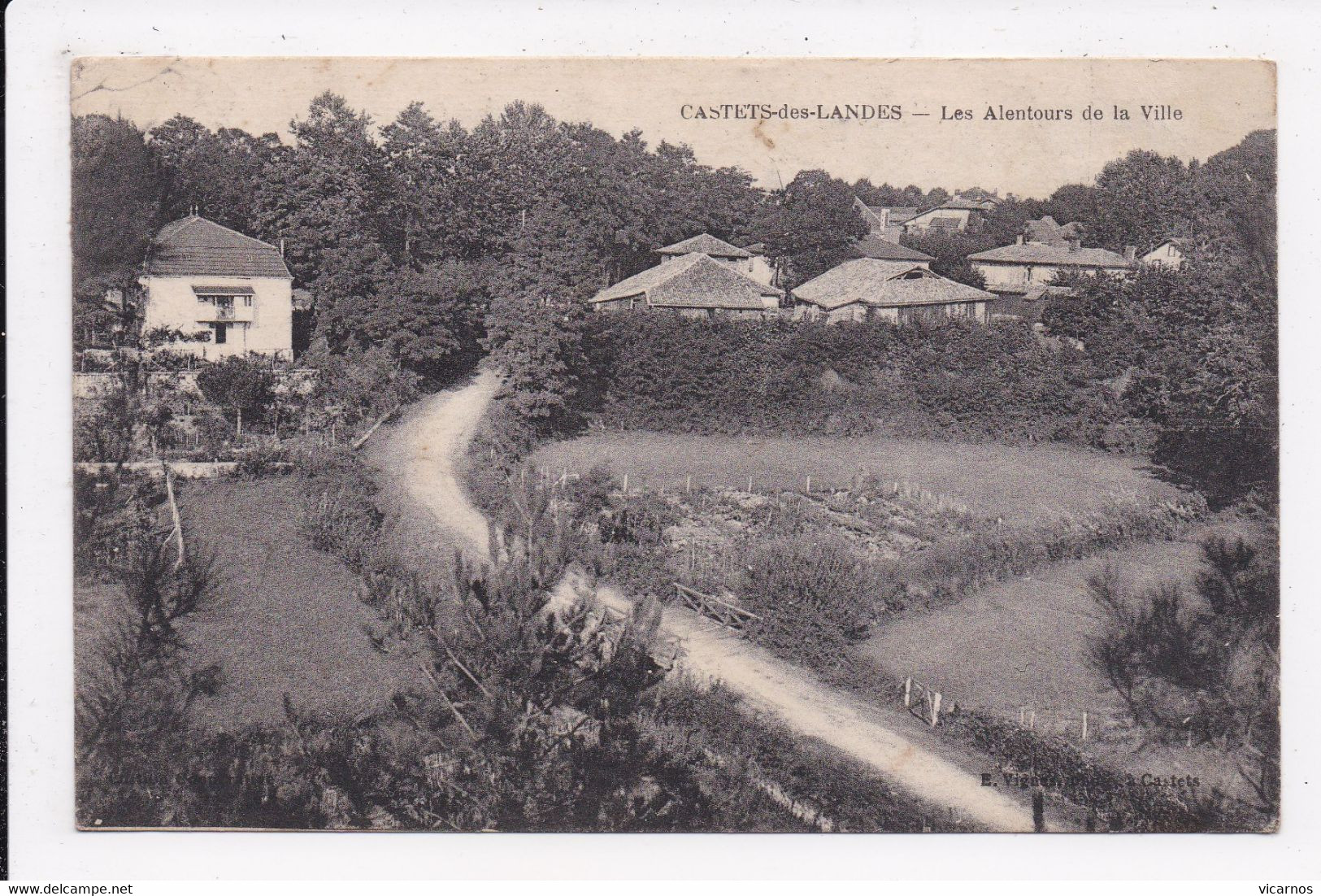 CP 40 CASTETS DES LANDES Les Alentours De La Ville - Castets