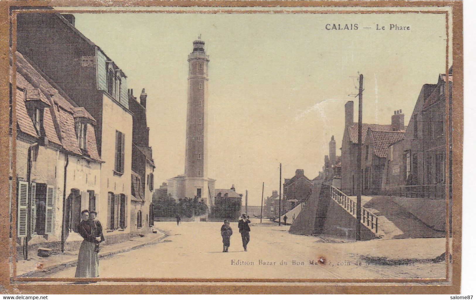 Cpa CALAIS LE PHARE Carte Couleur - Calais