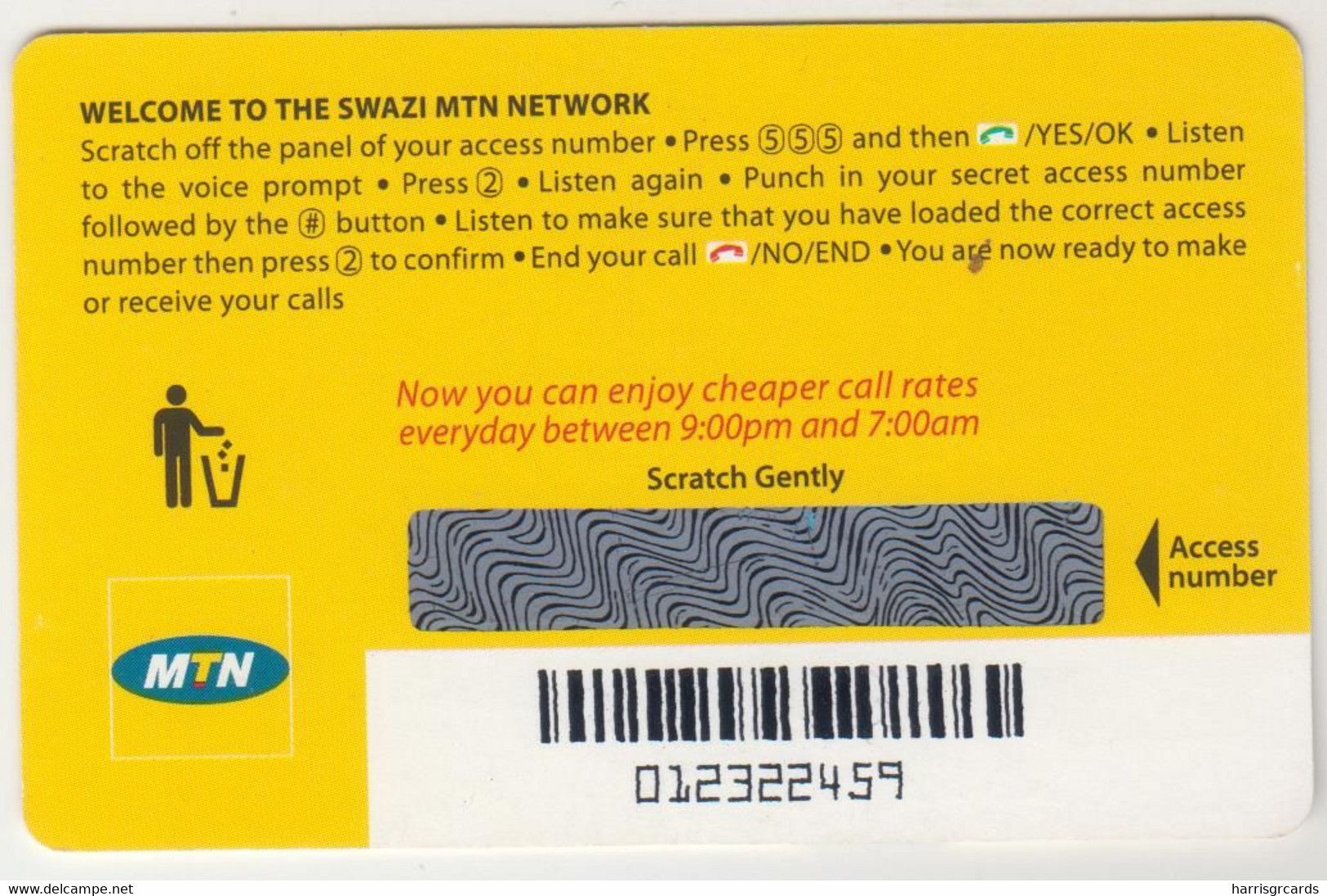 SWAZILAND - Pay As You Go - 2 Women, MTN Prepaid Card 90 E, Mint - Swasiland