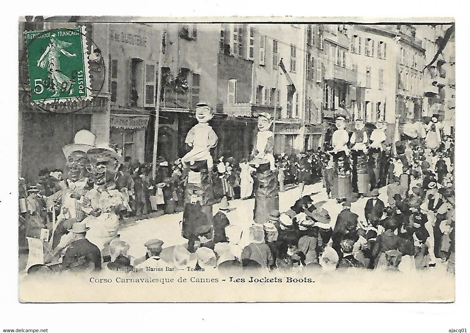 06 Corso Carnavalesque De Cannes Les Jockets Boots 1909 - Cannes