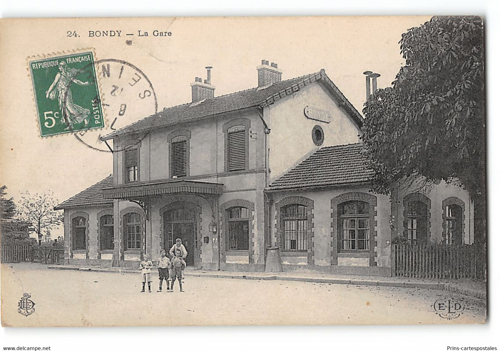 CPA 93 Bondy - La Gare - Bondy