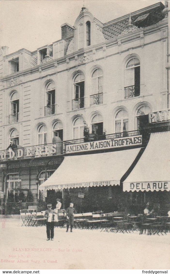 BRUXELLES SANS CERTITUDE ANCIENNE MAISON TROFFAES - Cafés, Hôtels, Restaurants