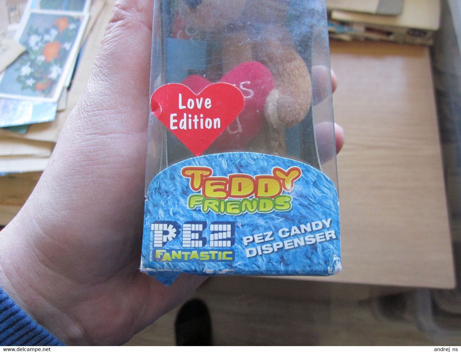 Teddy Friends Pez Fantastic Pez Candy Dispenser Love Edition Collectable Pez Dispanser - Pez